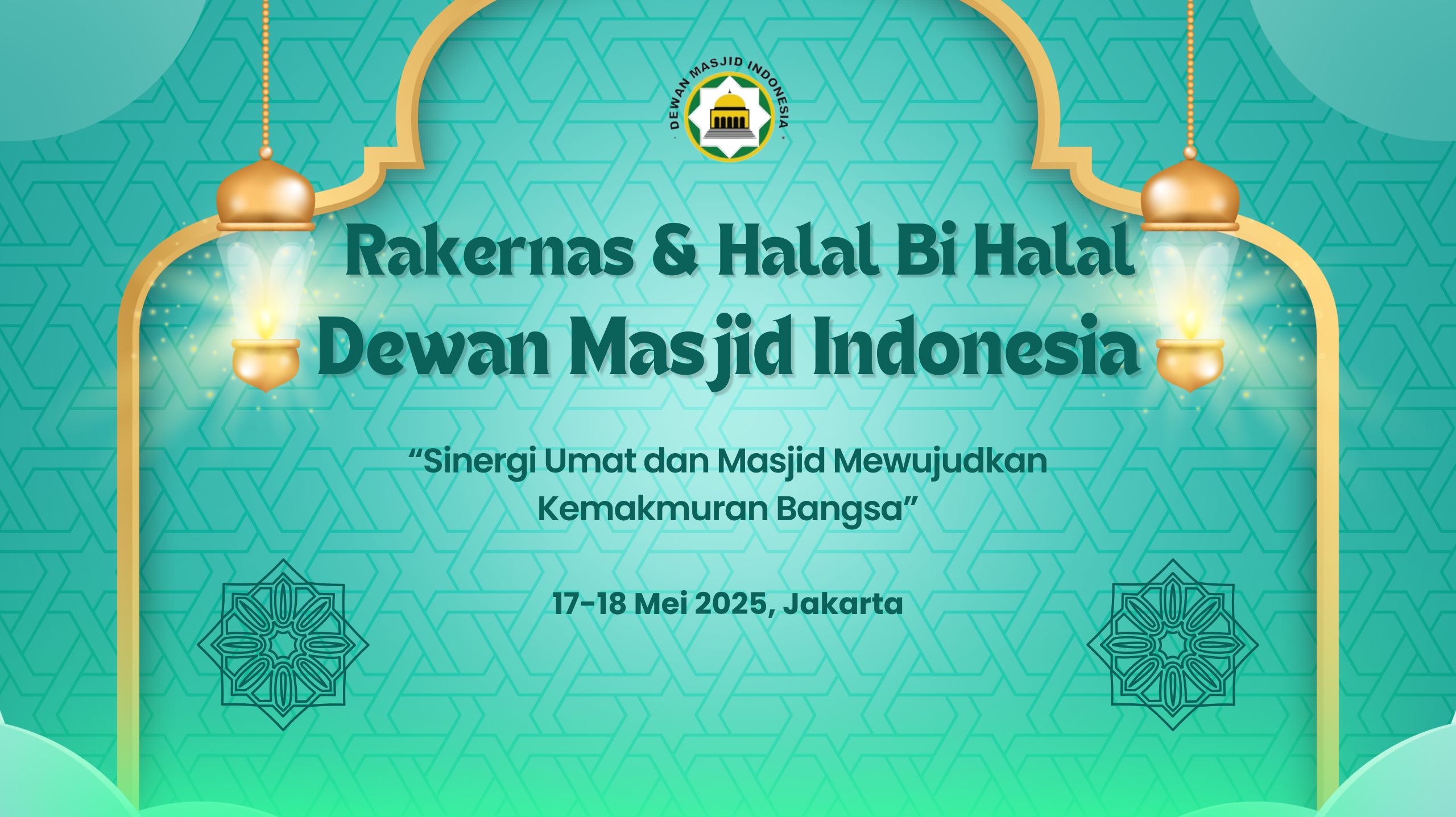 Rakernas dan Halal Bi Halal Dewan Masjid Indonesia