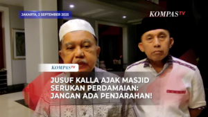 Jusuf Kalla ajak Masjid Indonesia serukan perdamaian.
