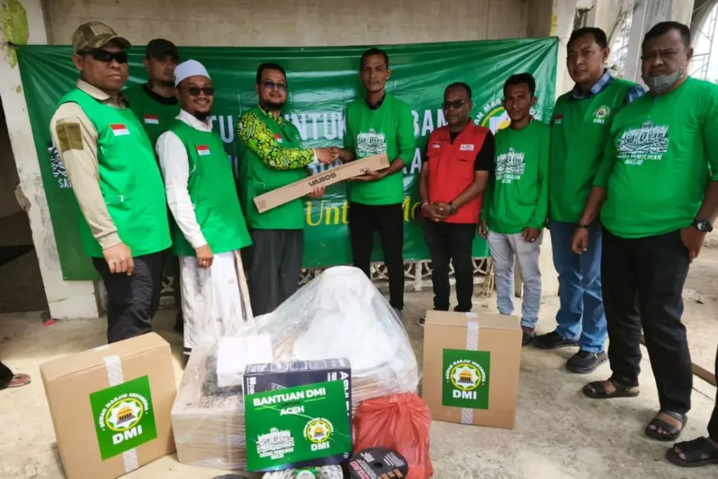 PP DMI serahkan bantuan sound system untuk masjid Assa'adah, Aceh Utara