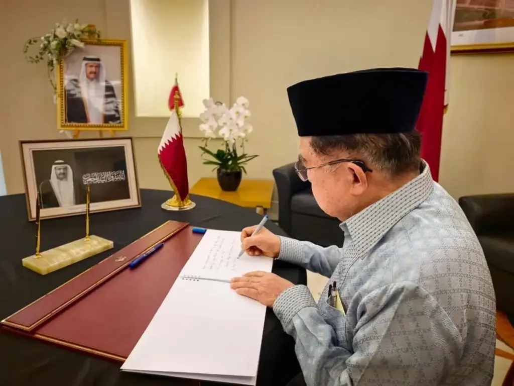 JK Sampaikan duka atas wafatnya Sheikh Hamad Bin Khalifa Al-Thani